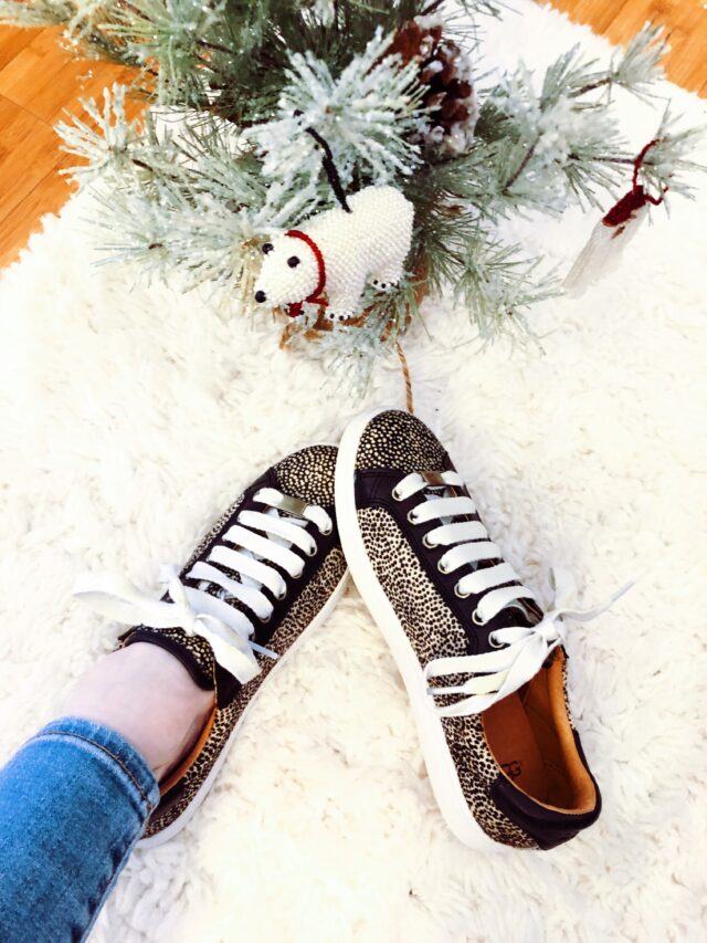 leopard print ugg trainers